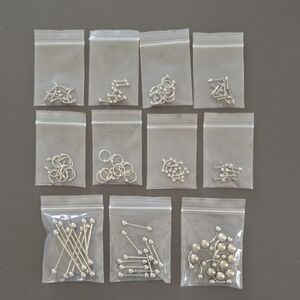 NWOT Stainless Steel Body Jewelry Lot